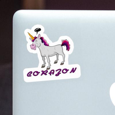 Licorne Autocollant Corazon Notebook Licorne Autocollant Corazon Gift package Image