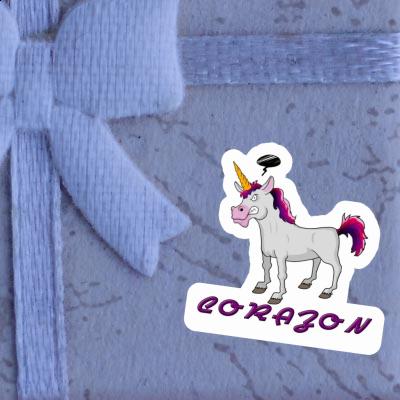 Licorne Autocollant Corazon Licorne Autocollant Corazon Image