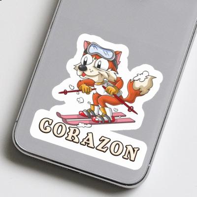 Skifahrer Sticker Corazon Notebook Skifahrer Sticker Corazon Gift package Image