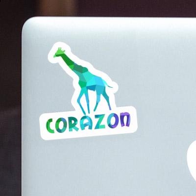 Corazon Autocollant Girafe Laptop Corazon Autocollant Girafe Laptop Image