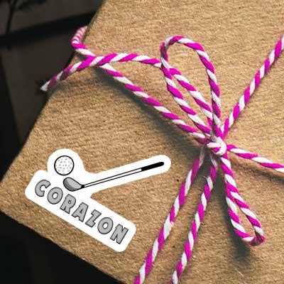 Corazon Sticker Golf Club Notebook Image