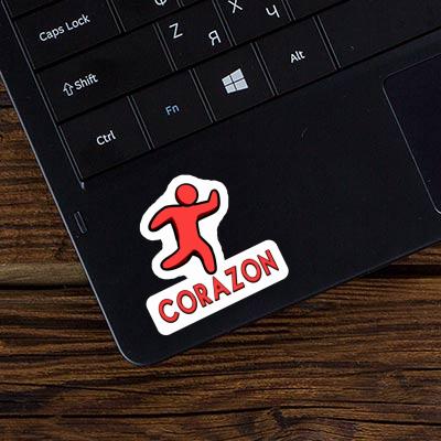 Coureur Autocollant Corazon Notebook Coureur Autocollant Corazon Notebook Image