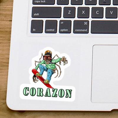 Sticker Corazon Snowboarder Notebook Sticker Corazon Snowboarder Notebook Image