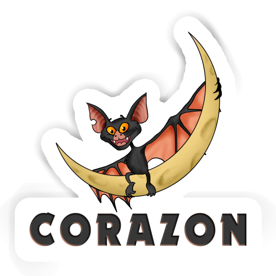 Corazon Autocollant Chauve-souris Image