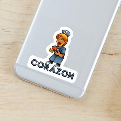 Sticker Corazon Nurse Notebook Sticker Corazon Nurse Gift package Image
