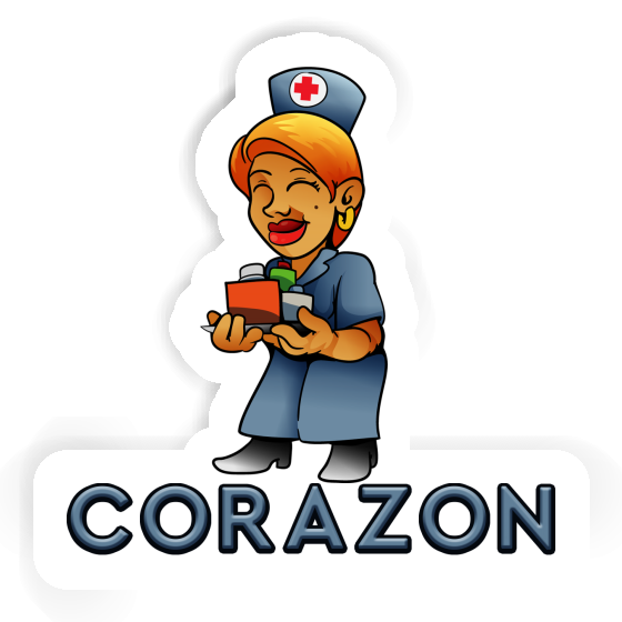 Sticker Corazon Nurse Sticker Corazon Nurse Image