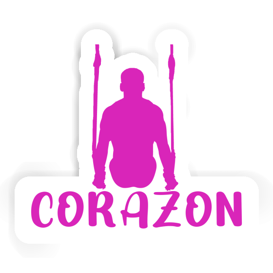 Autocollant Gymnaste aux anneaux Corazon Notebook Autocollant Gymnaste aux anneaux Corazon Notebook Image