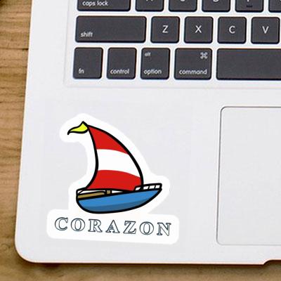 Autocollant Corazon Voilier Notebook Autocollant Corazon Voilier Gift package Image