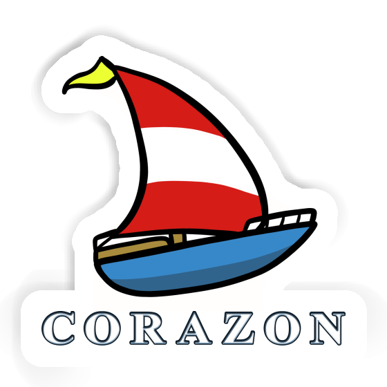Autocollant Corazon Voilier Autocollant Corazon Voilier Image