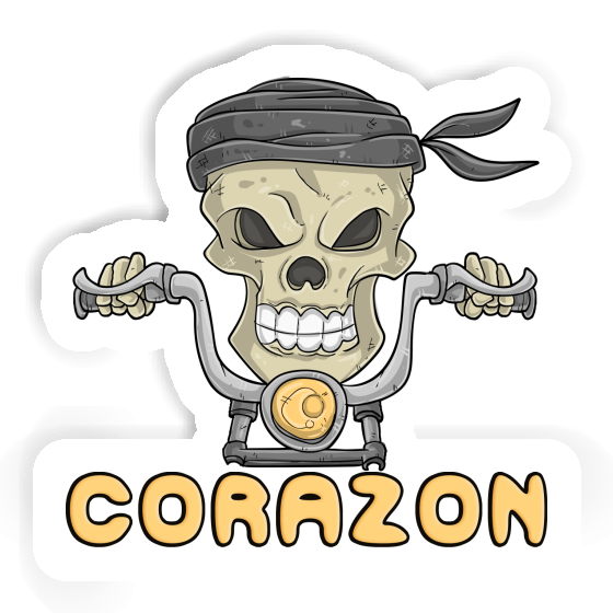 Autocollant Motocycliste Corazon Notebook Autocollant Motocycliste Corazon Gift package Image
