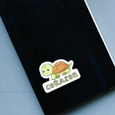 Aufkleber Schildkröte Corazon Notebook Aufkleber Schildkröte Corazon Gift package Image