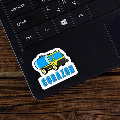 Sticker Water Truck Corazon Notebook Sticker Water Truck Corazon Notebook Image