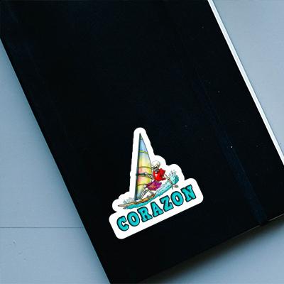Sticker Windsurfer Corazon Gift package Image