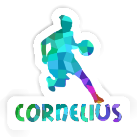 Cornelius Aufkleber Basketballspielerin Image