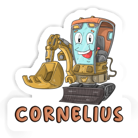 Cornelius Sticker Kleiner Bagger Image