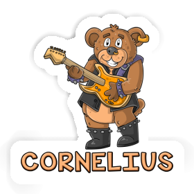 Rocker Bär Sticker Cornelius Image