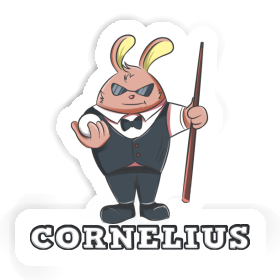 Sticker Billardspieler Cornelius Image