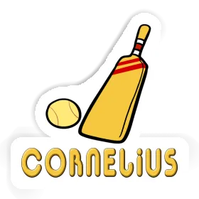 Kricketschläger Sticker Cornelius Image