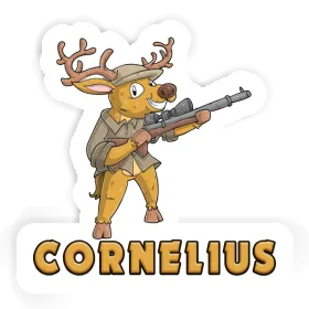 Hirsch Aufkleber Cornelius Image
