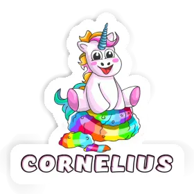 Cornelius Aufkleber Baby Einhorn Image
