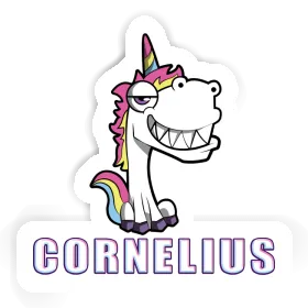Aufkleber Cornelius Einhorn Image