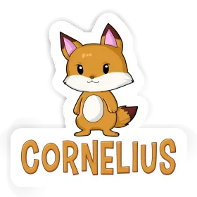 Fuchs Aufkleber Cornelius Image