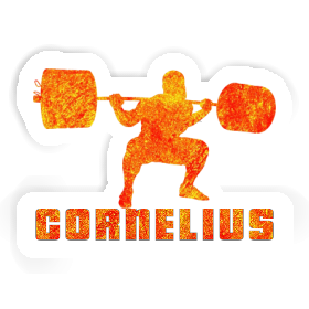 Gewichtheber Sticker Cornelius Image