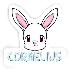Cornelius Aufkleber Hasenkopf Image