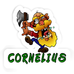 Holzfäller Sticker Cornelius Image