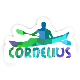 Sticker Cornelius Kajakfahrer Image