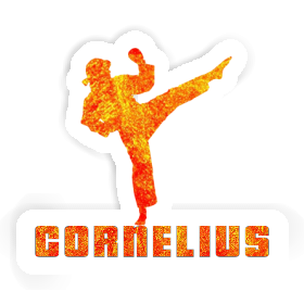 Karateka Aufkleber Cornelius Image