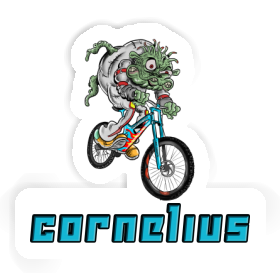 Cornelius Sticker Downhill-Biker Image