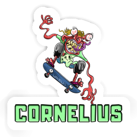 Skater Aufkleber Cornelius Image