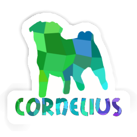 Aufkleber Cornelius Mops Image