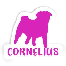 Cornelius Aufkleber Mops Image