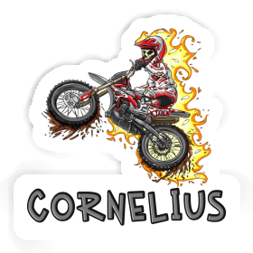 Motocrossfahrer Aufkleber Cornelius Image