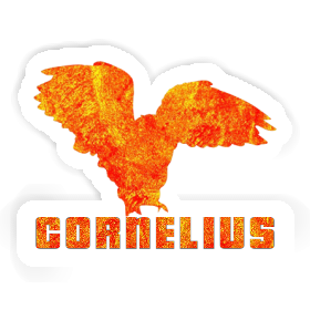 Aufkleber Eule Cornelius Image