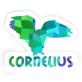 Eule Aufkleber Cornelius Image