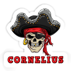 Piratenschädel Sticker Cornelius Image