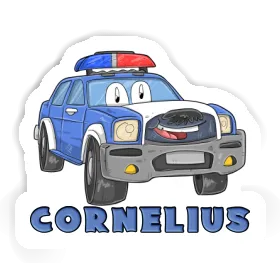 Aufkleber Streifenwagen Cornelius Image