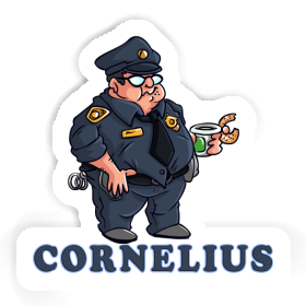 Sticker Cornelius Polizist Image