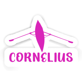 Aufkleber Cornelius Ruderboot Image