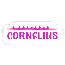 Aufkleber Cornelius Ruderboot Image