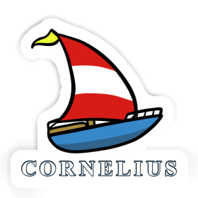 Aufkleber Cornelius Segelboot Image