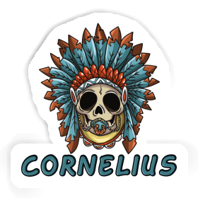 Cornelius Aufkleber Baby Totenkopf Image