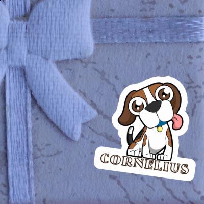 Sticker Beagle Cornelius Notebook Sticker Beagle Cornelius Gift package Image