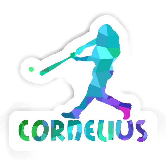Aufkleber Cornelius Baseballspieler Notebook Aufkleber Cornelius Baseballspieler Gift package Image