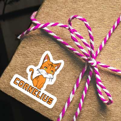 Sticker Cornelius Katze Notebook Sticker Cornelius Katze Gift package Image