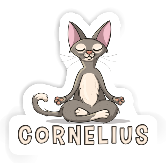 Sticker Katze Cornelius Notebook Sticker Katze Cornelius Gift package Image