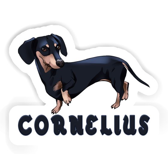 Dachshund Sticker Cornelius Notebook Dachshund Sticker Cornelius Gift package Image